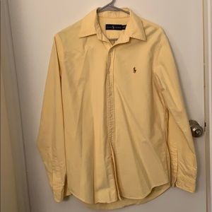 Yellow Ralph Lauren Polo Oxford Shirt